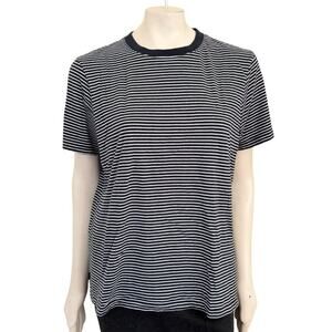 SUPERDRY Organic Cotton Short Sleeve Nautical Stripe Crewneck Tee  SZ 12